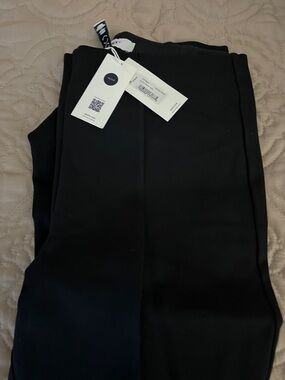 Women's Black Stretch Micro Flare Ponte Pants - Brand: Spanx